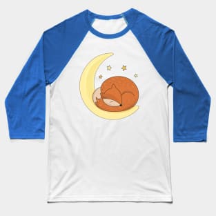 Fox moon Baseball T-Shirt